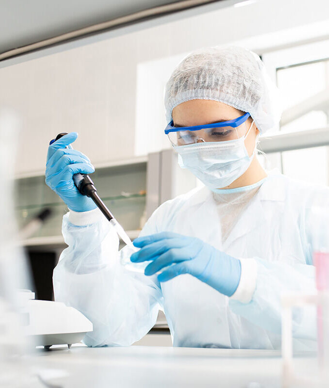 chemist in a lab
